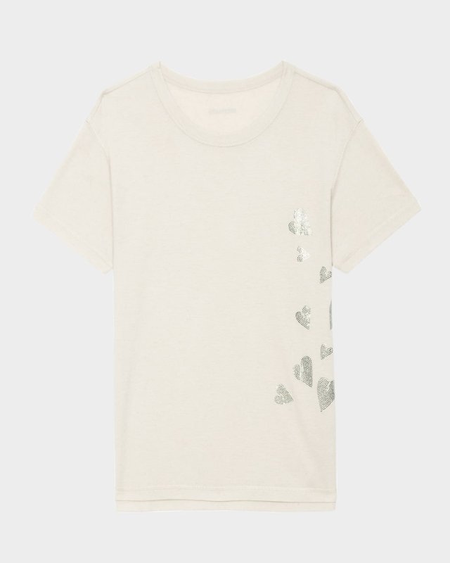 Marta Embellished Heart T-Shirt